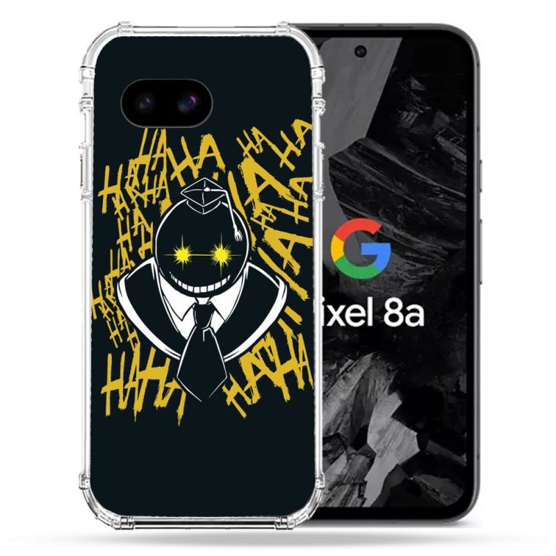 Coque Renforcée Pour Google Pixel 8A Manga Assassination Classroom Kuro Noir
