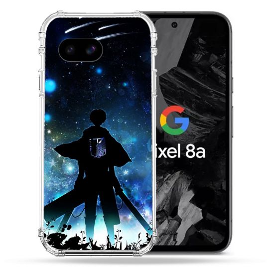 Coque Renforcée Pour Google Pixel 8A Manga Attaque Titans Levi