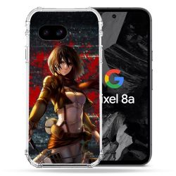 Coque Renforcée Pour Google Pixel 8A Manga Attaque Titans Mikasa