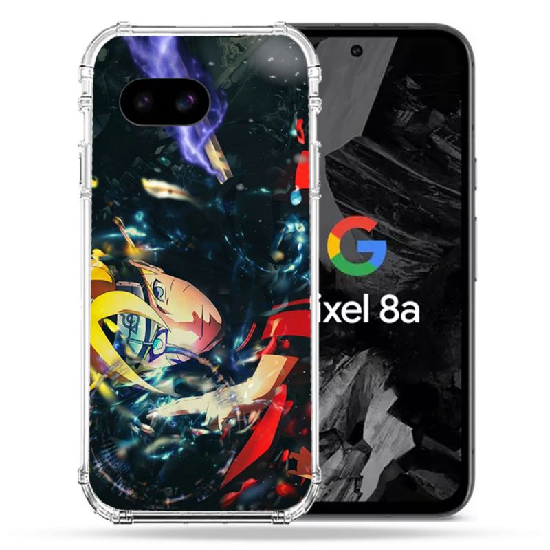 Coque Renforcée Pour Google Pixel 8A Manga Boruto Eclair