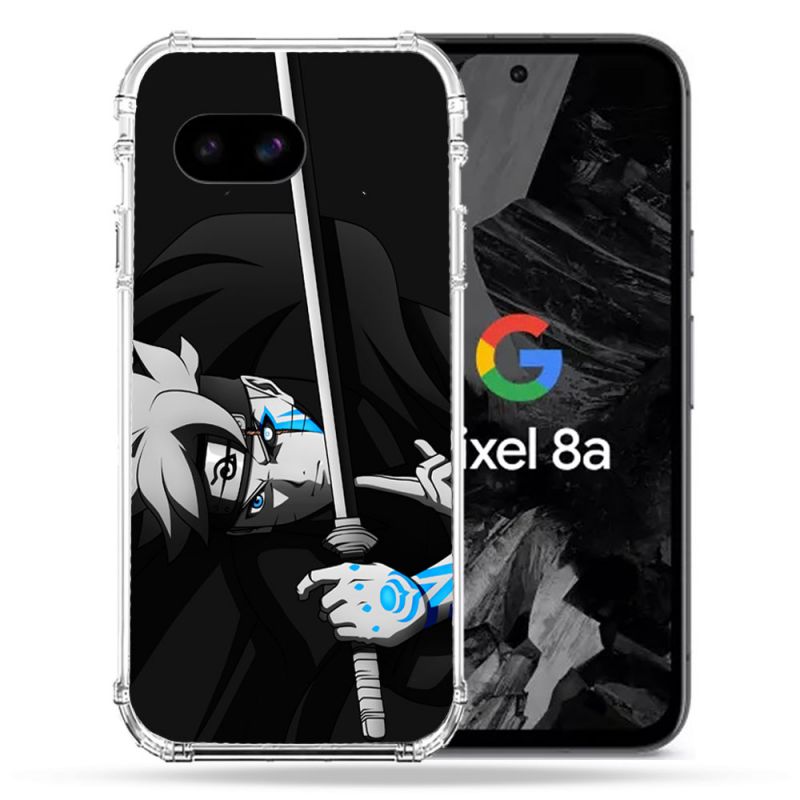 Coque Renforcée Pour Google Pixel 8A Manga Boruto Epée