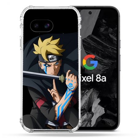 Coque Renforcée Pour Google Pixel 8A Manga Boruto Tatouage