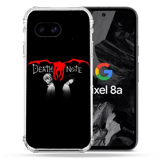 Coque Renforcée Pour Google Pixel 8A Manga Death Note Noir