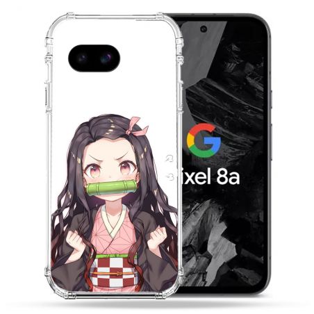 Coque Renforcée Pour Google Pixel 8A Manga Demon Slayer Nezuko