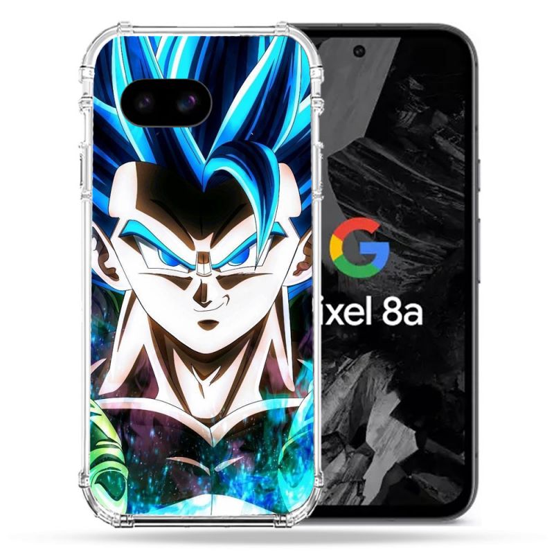 Coque Renforcée Pour Google Pixel 8A Manga Dragon Ball Gogeta Visage