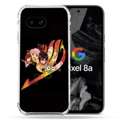 Coque Renforcée Pour Google Pixel 8A Manga Fairy Tail Logo Noir