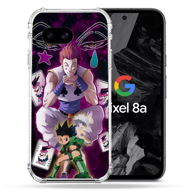 Coque Renforcée Pour Google Pixel 8A Manga Hunter X Hunter Hisoka