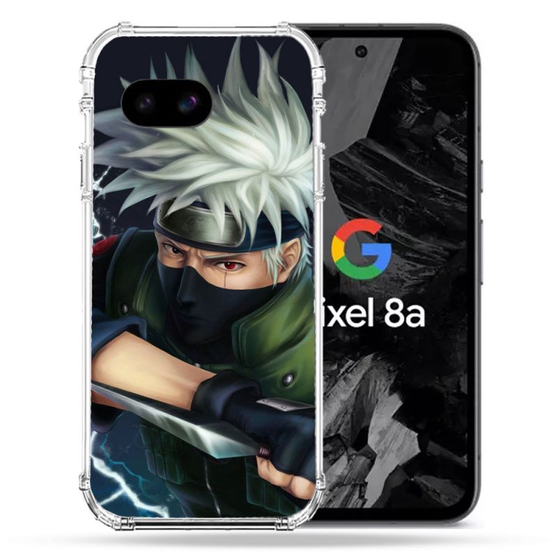 Coque Renforcée Pour Google Pixel 8A Manga Naruto Kakashi