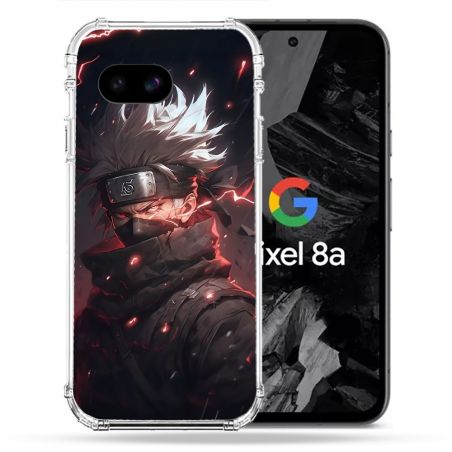 Coque Renforcée Pour Google Pixel 8A Manga Naruto Kakashi Dark