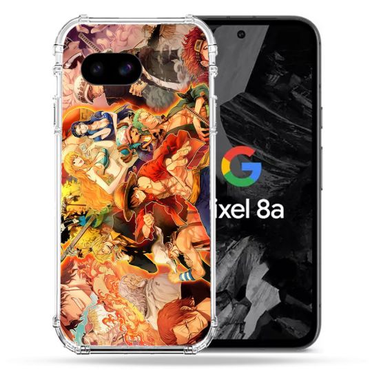 Coque Renforcée Pour Google Pixel 8A Manga One Piece Nakama