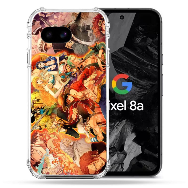 Coque Renforcée Pour Google Pixel 8A Manga One Piece Nakama