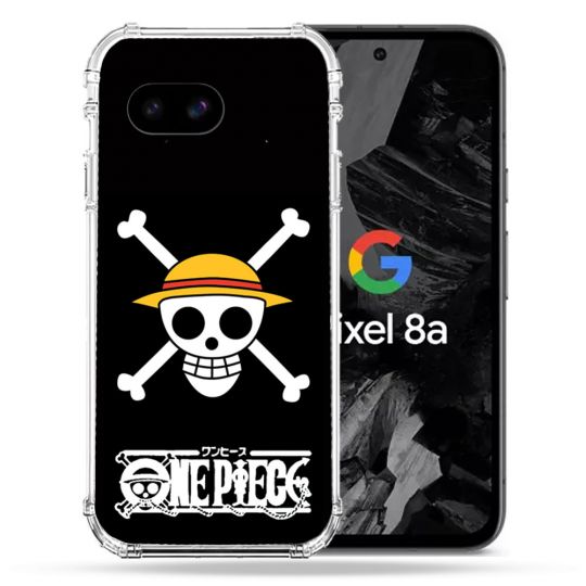 Coque Renforcée Pour Google Pixel 8A Manga One Piece Tete de Mort