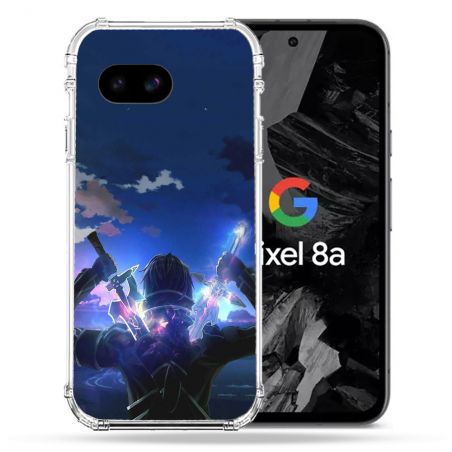 Coque Renforcée Pour Google Pixel 8A Manga SAO sword Art Online Epee