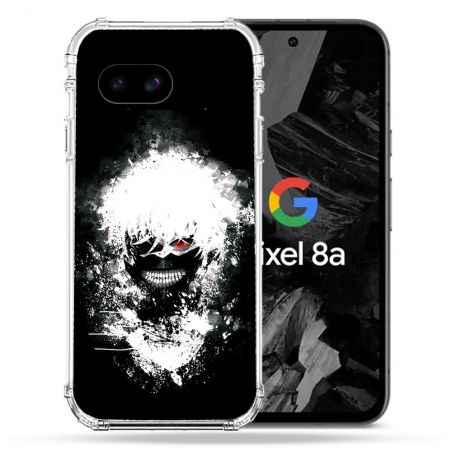 Coque Renforcée Pour Google Pixel 8A Manga Tokyo Ghoul Kaneki Tag