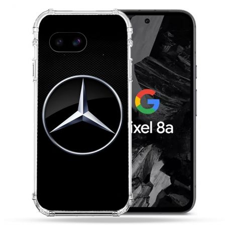 Coque Renforcée Pour Google Pixel 8A Mercedes Carbone