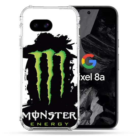 Coque Renforcée Pour Google Pixel 8A Monster Energy Tache