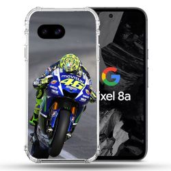 Coque Renforcée Pour Google Pixel 8A Moto Course GP Wheeling 46