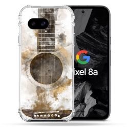 Coque Renforcée Pour Google Pixel 8A Musique Guitare Tag