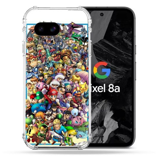 Coque Renforcée Pour Google Pixel 8A Nintendo