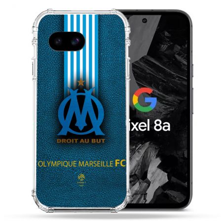 Coque Renforcée Pour Google Pixel 8A Olympique Marseille OM Bande