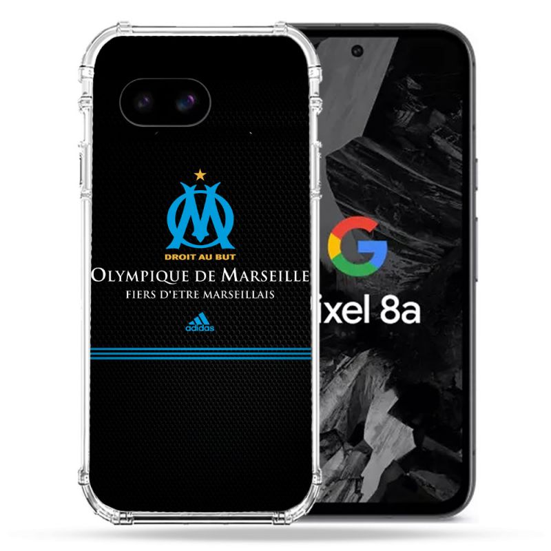 Coque Renforcée Pour Google Pixel 8A Olympique Marseille OM Fier etre Marseillais