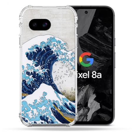 Coque Renforcée Pour Google Pixel 8A Peinture La Grande Vague