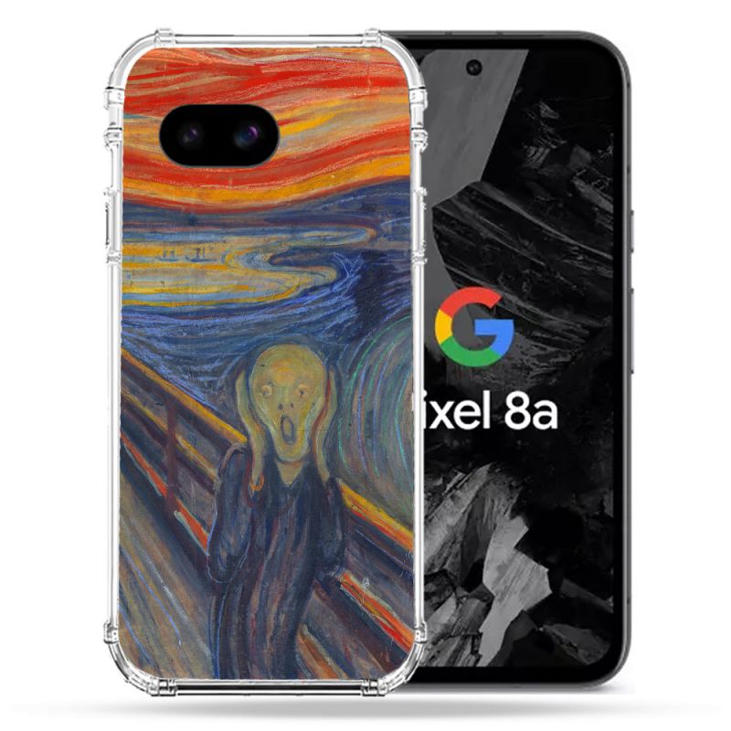 Coque Renforcée Pour Google Pixel 8A Peinture Le Cri