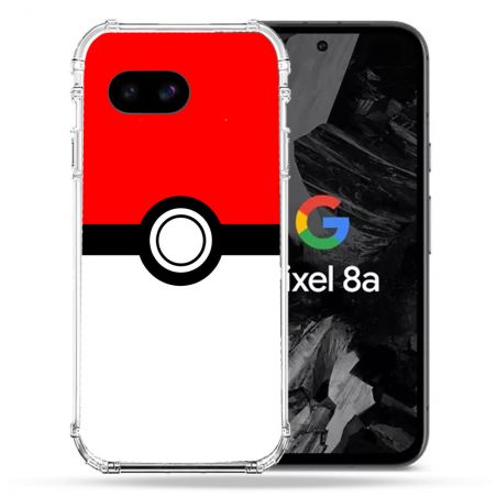 Coque Renforcée Pour Google Pixel 8A Pokemon Pokeball