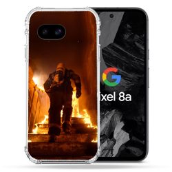 Coque Renforcée Pour Google Pixel 8A Pompier Escalier