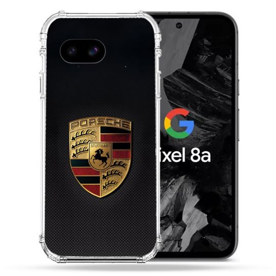 Coque Renforcée Pour Google Pixel 8A Porsche Carbone