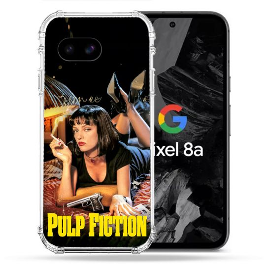 Coque Renforcée Pour Google Pixel 8A Pulp Fiction Affiche