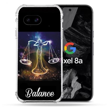 Coque Renforcée Pour Google Pixel 8A Signe Zodiaque 2 Balance