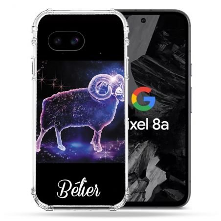 Coque Renforcée Pour Google Pixel 8A Signe Zodiaque 2 Bélier
