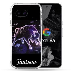 Coque Renforcée Pour Google Pixel 8A Signe Zodiaque 2 Taureau