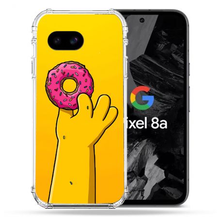 Coque Renforcée Pour Google Pixel 8A Simpson Donuts