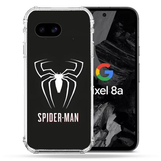 Coque Renforcée Pour Google Pixel 8A Spiderman Logo
