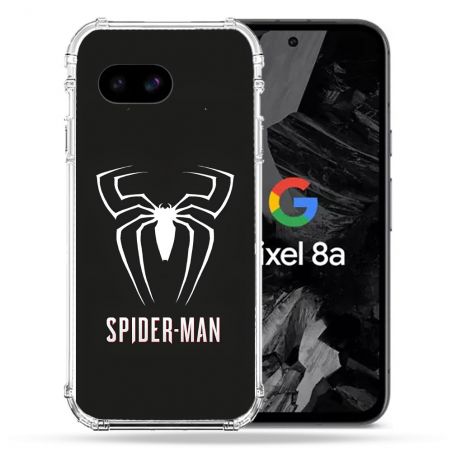 Coque Renforcée Pour Google Pixel 8A Spiderman Logo