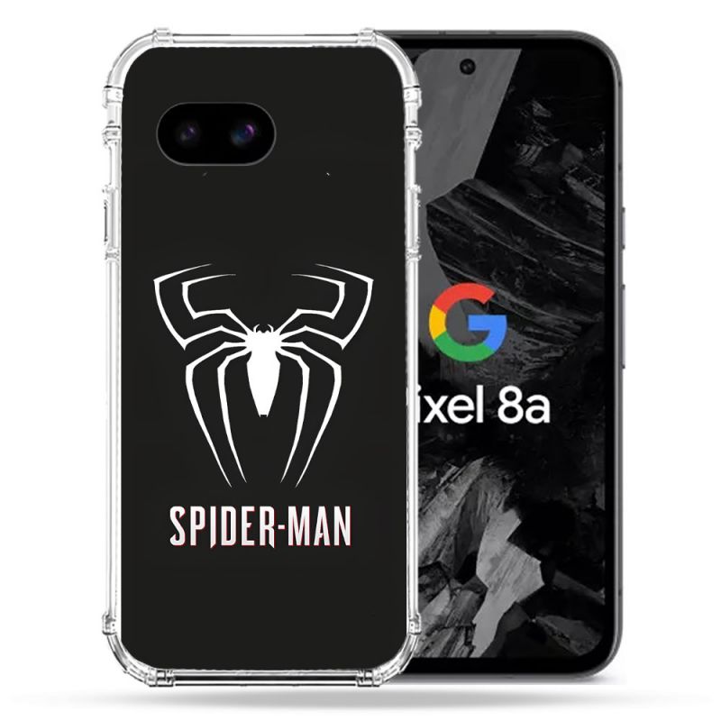 Coque Renforcée Pour Google Pixel 8A Spiderman Logo