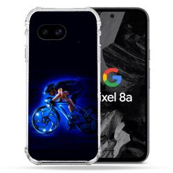 Coque Renforcée Pour Google Pixel 8A Sport Cyclisme Bleu