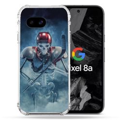 Coque Renforcée Pour Google Pixel 8A Sport Hockey Squelette