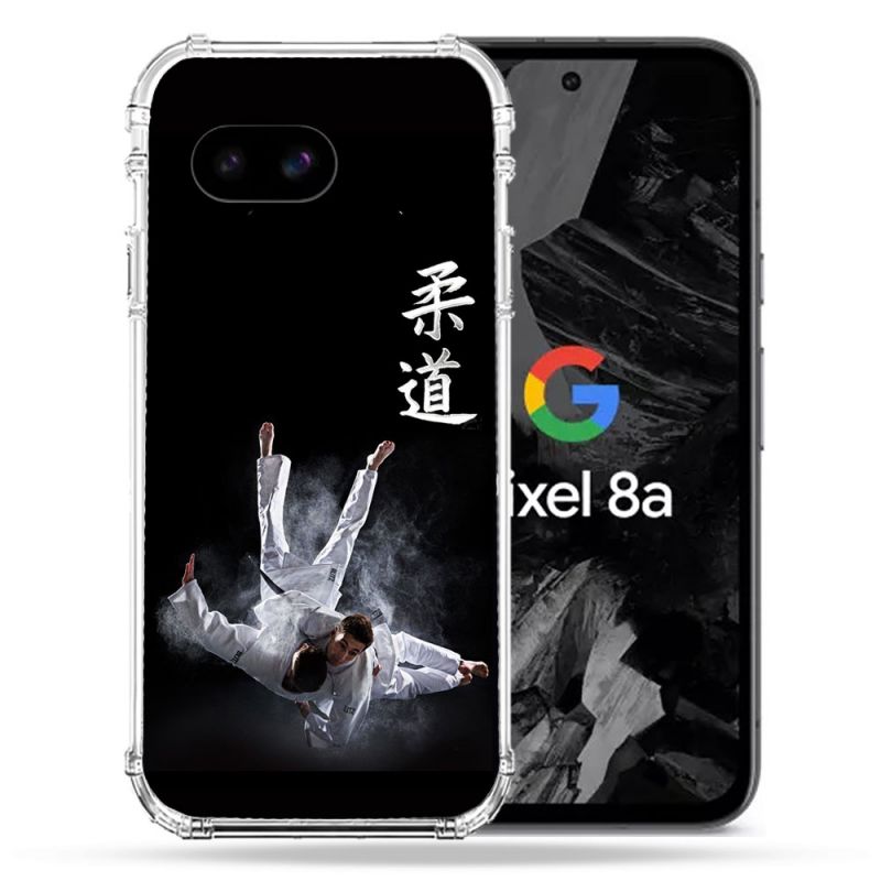 Coque Renforcée Pour Google Pixel 8A Sport Judo Noir