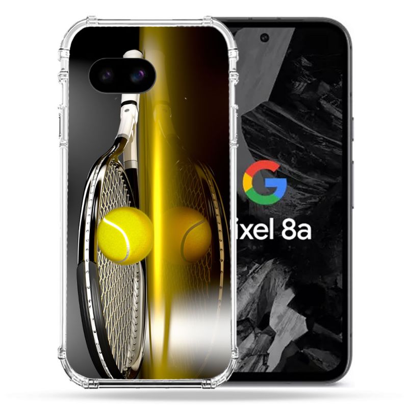 Coque Renforcée Pour Google Pixel 8A Sport Tennis Reflet