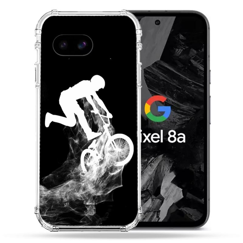 Coque Renforcée Pour Google Pixel 8A Sport VTT Noir