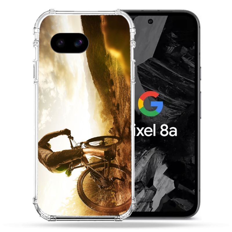 Coque Renforcée Pour Google Pixel 8A Sport VTT Soleil