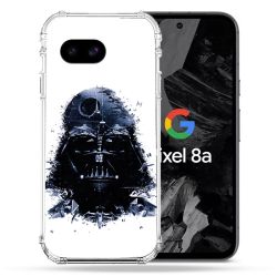 Coque Renforcée Pour Google Pixel 8A Star Wars - Dark Vador Blanc