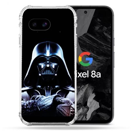 Coque Renforcée Pour Google Pixel 8A Star Wars - Dark Vador Noir