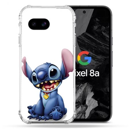 Coque Renforcée Pour Google Pixel 8A Stitch Blanc