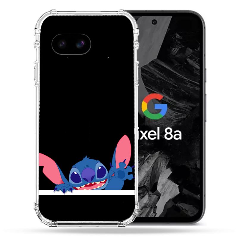 Coque Renforcée Pour Google Pixel 8A Stitch Noir