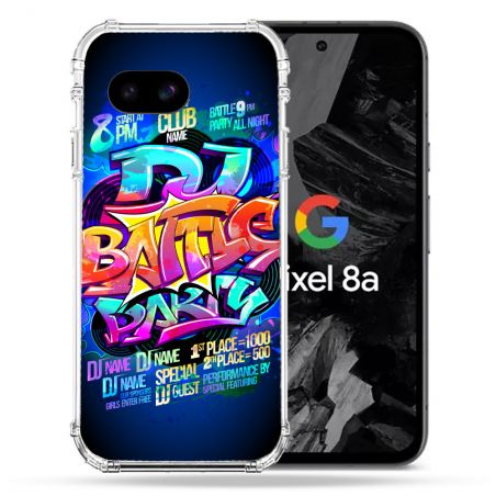 Coque Renforcée Pour Google Pixel 8A Street Art Rap