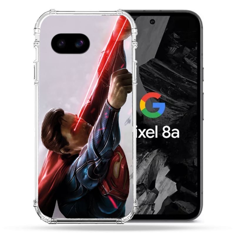Coque Renforcée Pour Google Pixel 8A Superman Laser